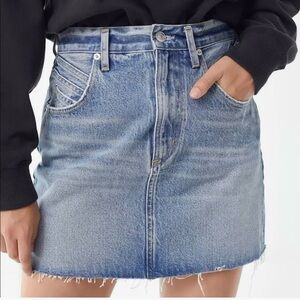 AGOLDE Palmer High Waist Mini Skirt 27
